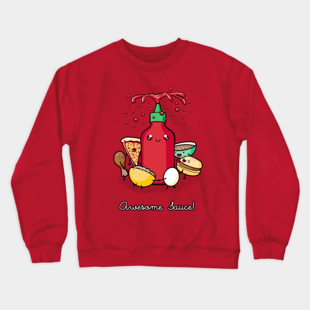 Awesome Sauce Crewneck Sweatshirt by Droidloot